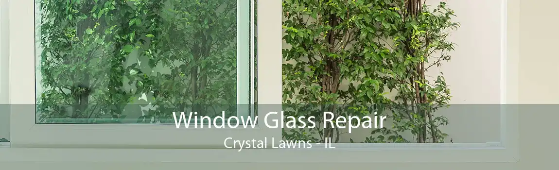 Window Glass Repair Crystal Lawns - IL